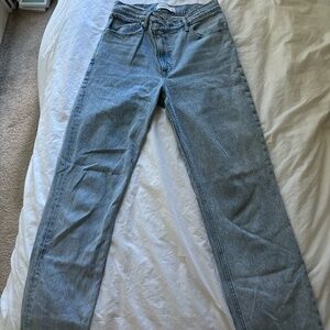 Abercrombie '90s Ultra High Rise Straight Jeans Size 26